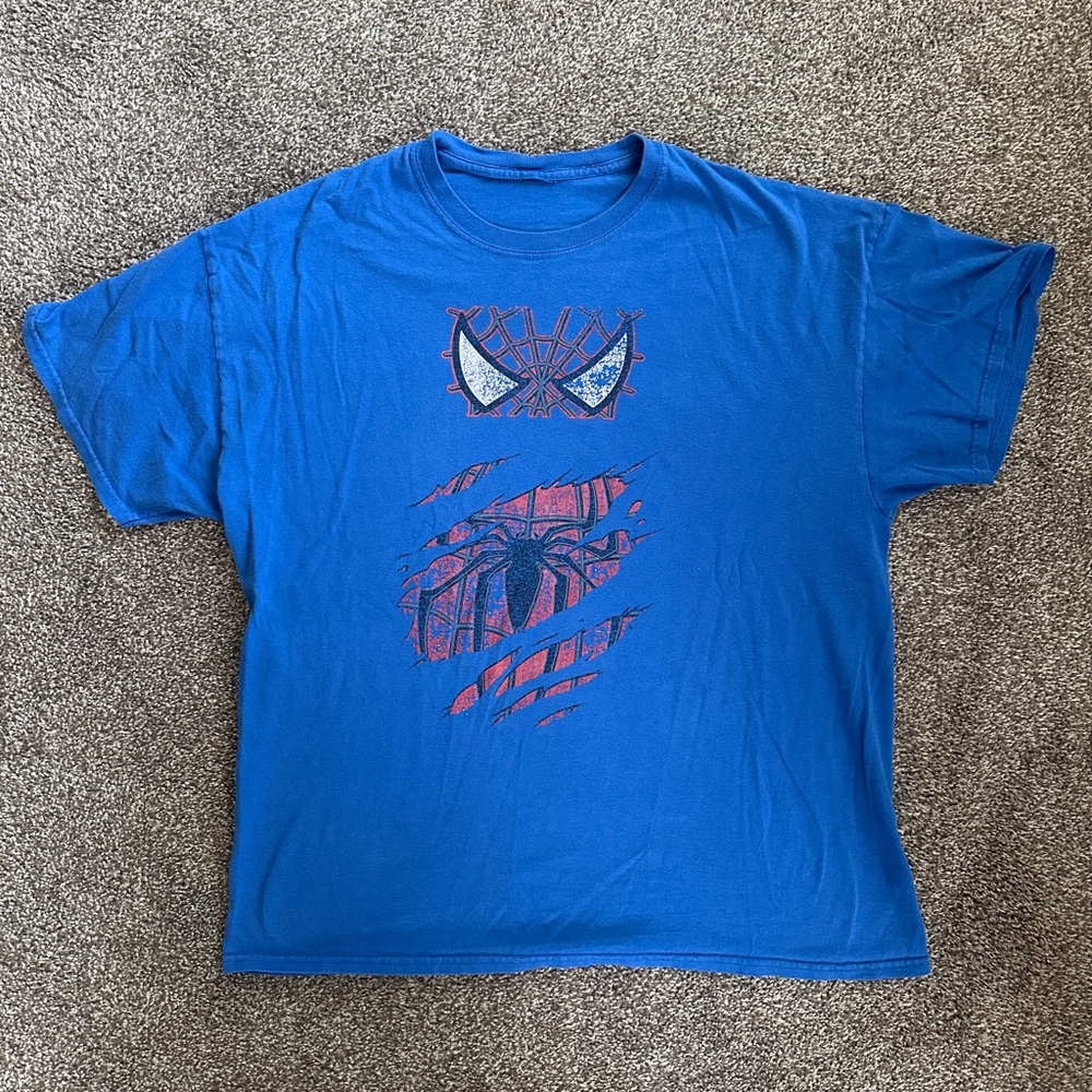 Vintage Blue Spider-Man T-shirt